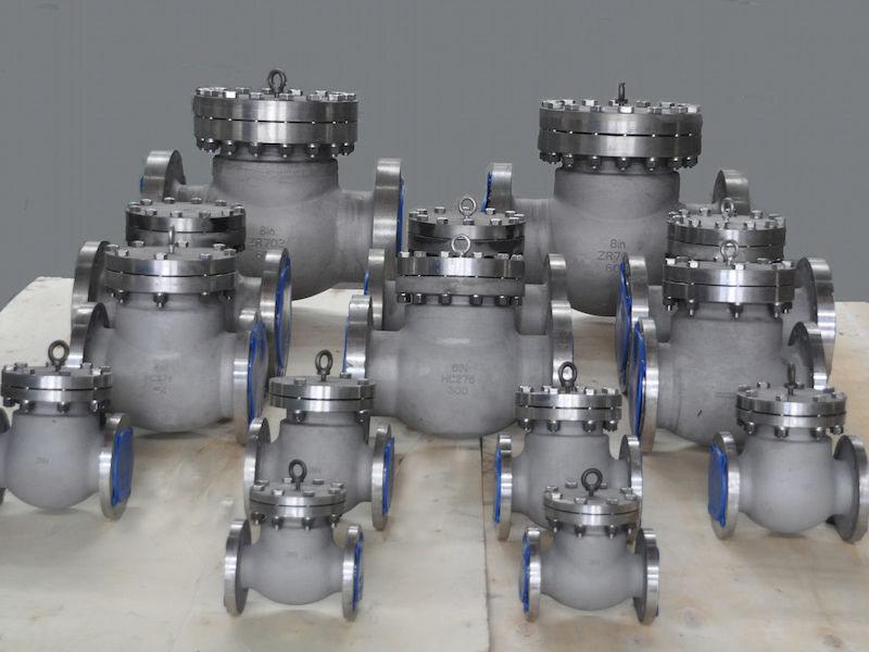 Cast Ttitanium alloys valves
